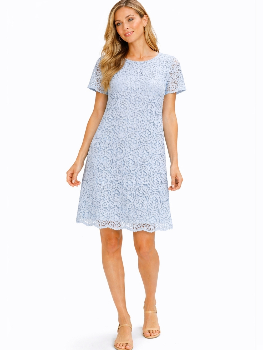 ANN TAYLOR Lace Midi Dress